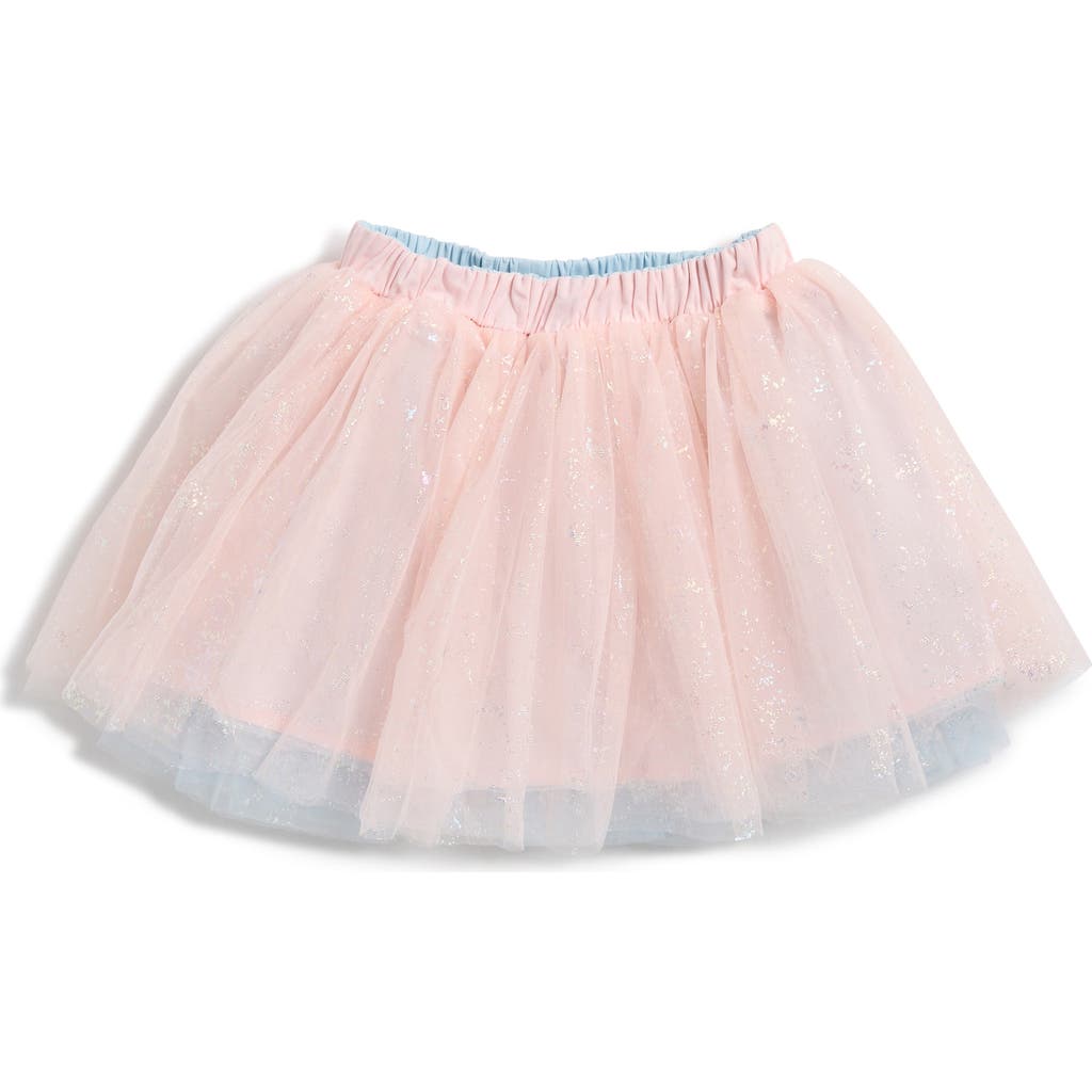 Doe A Dear Kids' Reversible Mesh Tutu Skirt In Pink