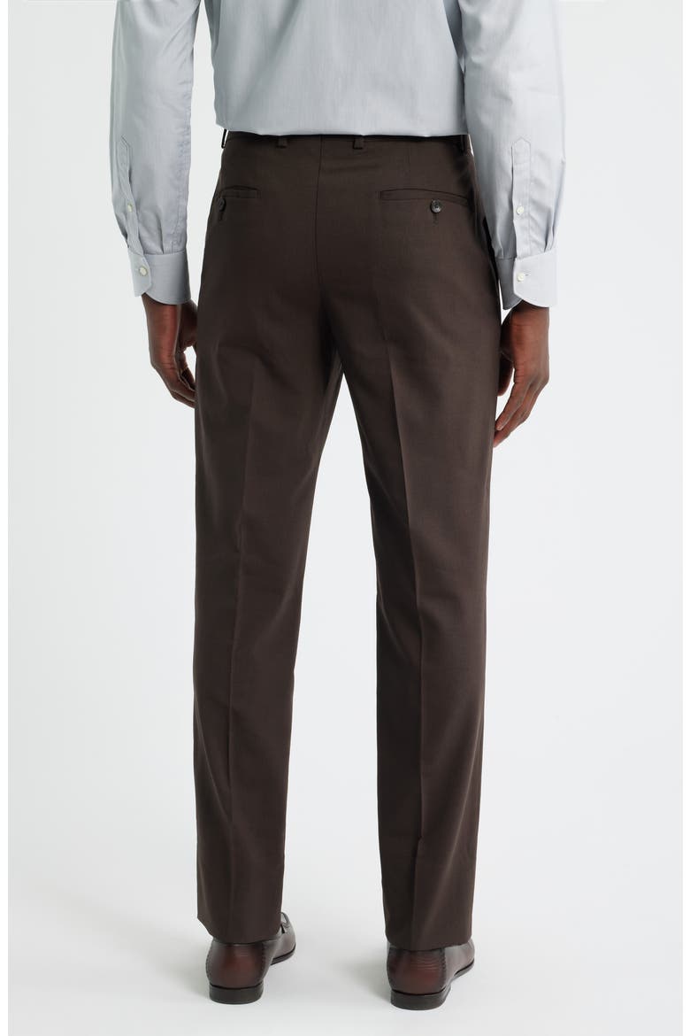 Henrik Trim Fit Solid Stretch Wool Suit Pants, Alternate, color, BROWN TORTE
