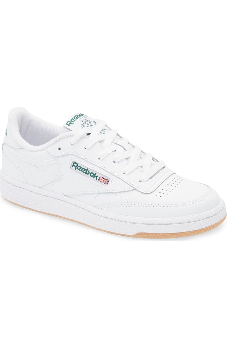 Reebok Club C 85 Sneaker, Main, color, Ftwwht/ Clogrn/ Rbkg01