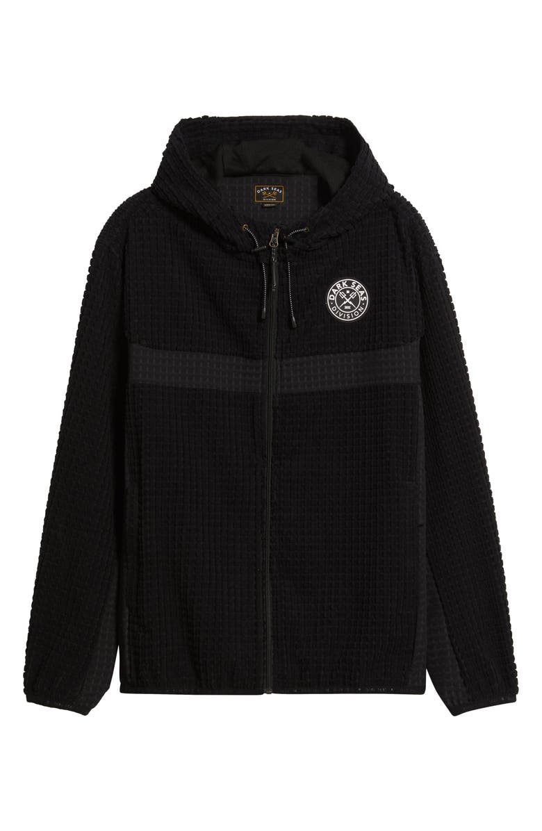 DARK SEAS Advanced Zip-Up Hoodie, Alternate, color, Black