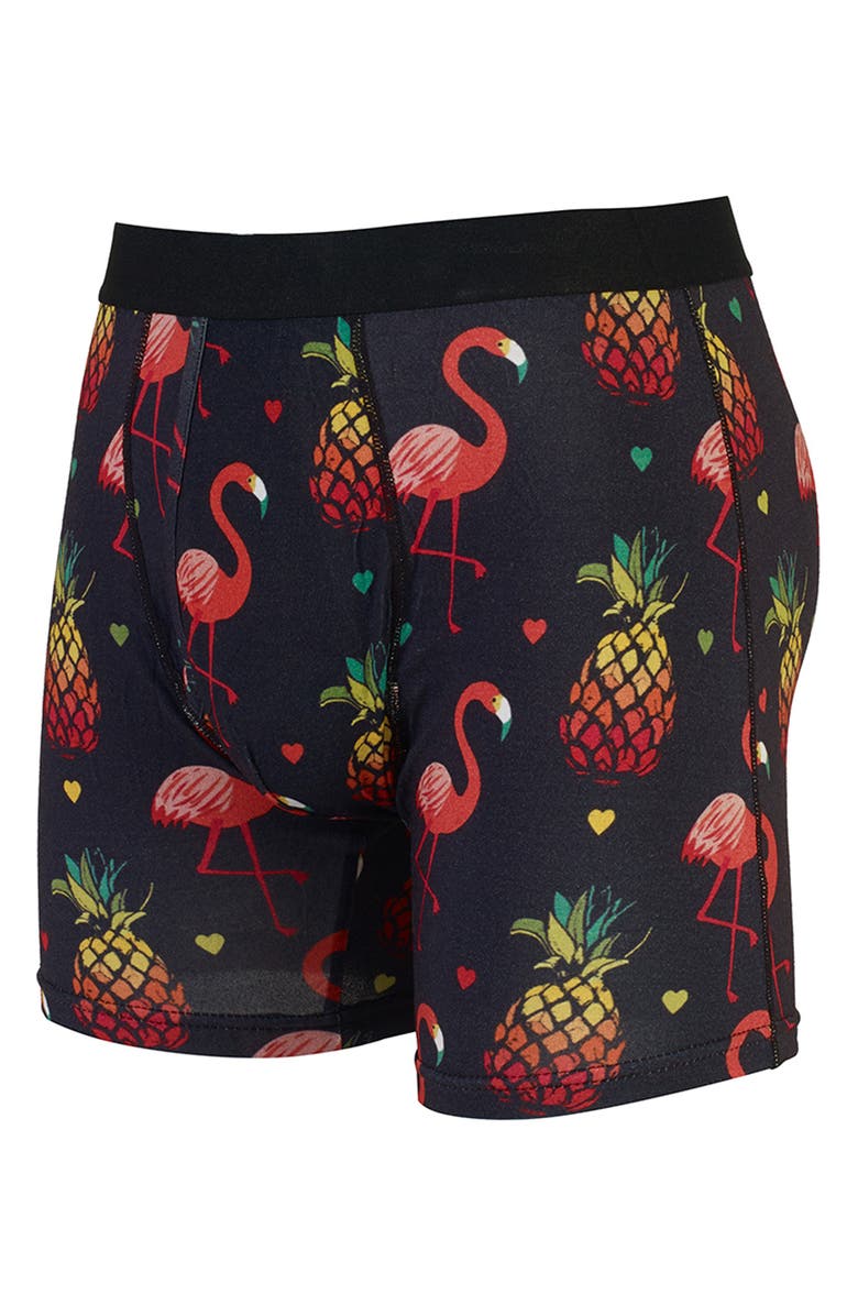 WARRIORS AND SCHOLARS Flamingo Boxer Briefs, Alternate, color,