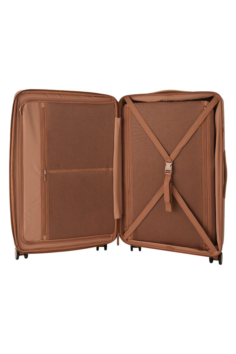 Nostos Matte Large Spinner Suitcase, Alternate, color, TUSCANY