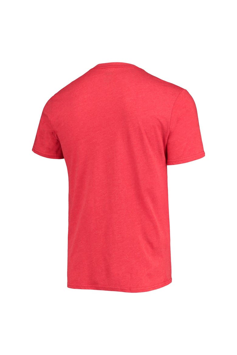 Men's Concepts Sport Heathered Charcoal/Red Fresno State Bulldogs Meter T-Shirt & Pants Sleep Set, Alternate, color, Heather Charcoal