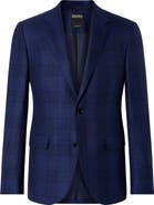 ZEGNA Natural Plaid Wool Sport Coat