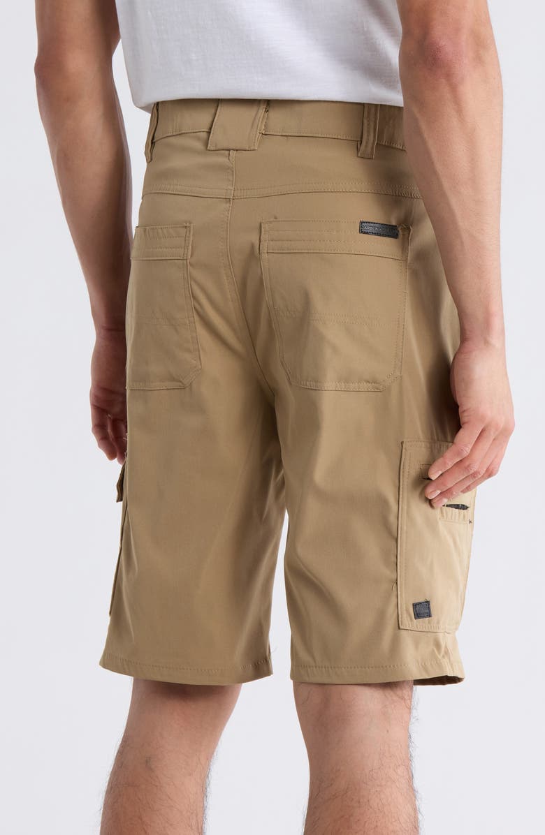CARBON + CRAFT Water Resistant Cargo Shorts, Alternate, color, Khaki