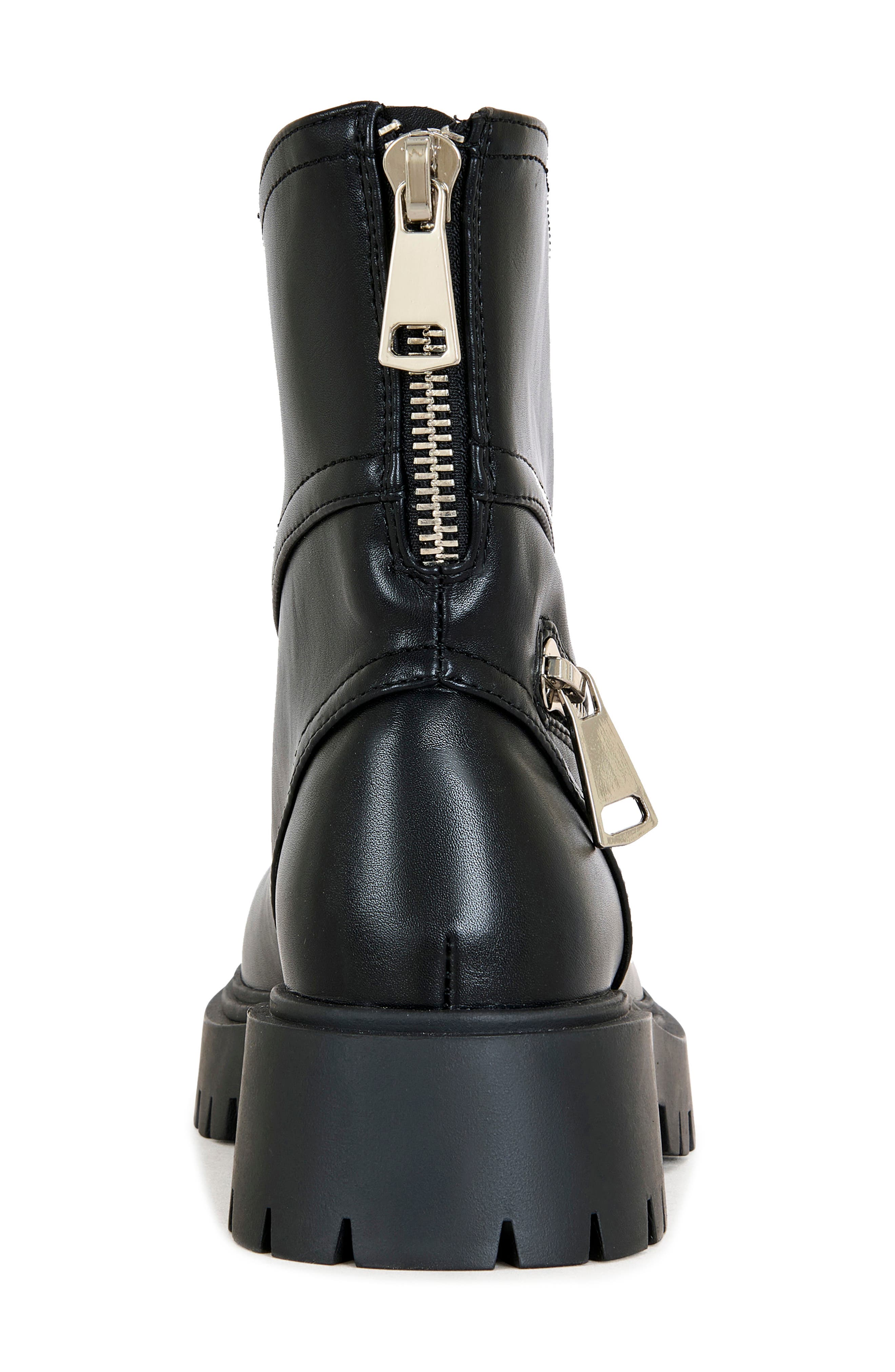 AZALEA WANG Mohsen Lug Sole Bootie, Alternate, color, Black