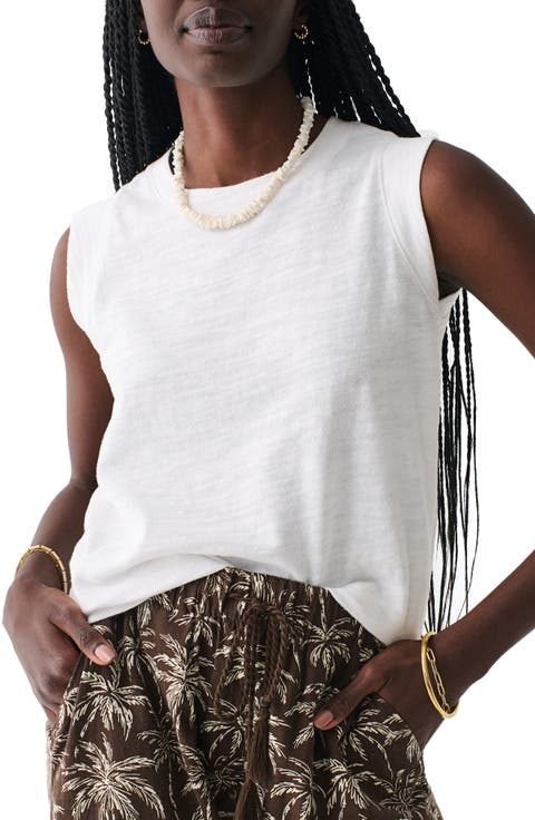 Sunwashed Slub Muscle Tank