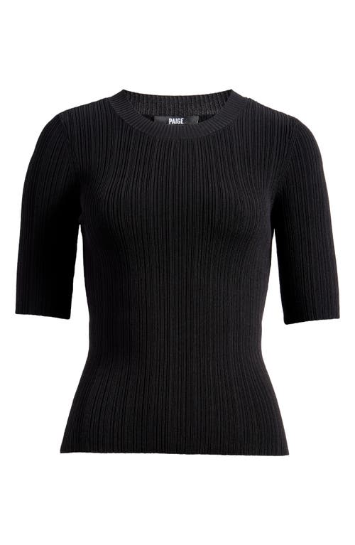 PAIGE PAIGE ARANEA RIB ELBOW LENGTH SWEATER