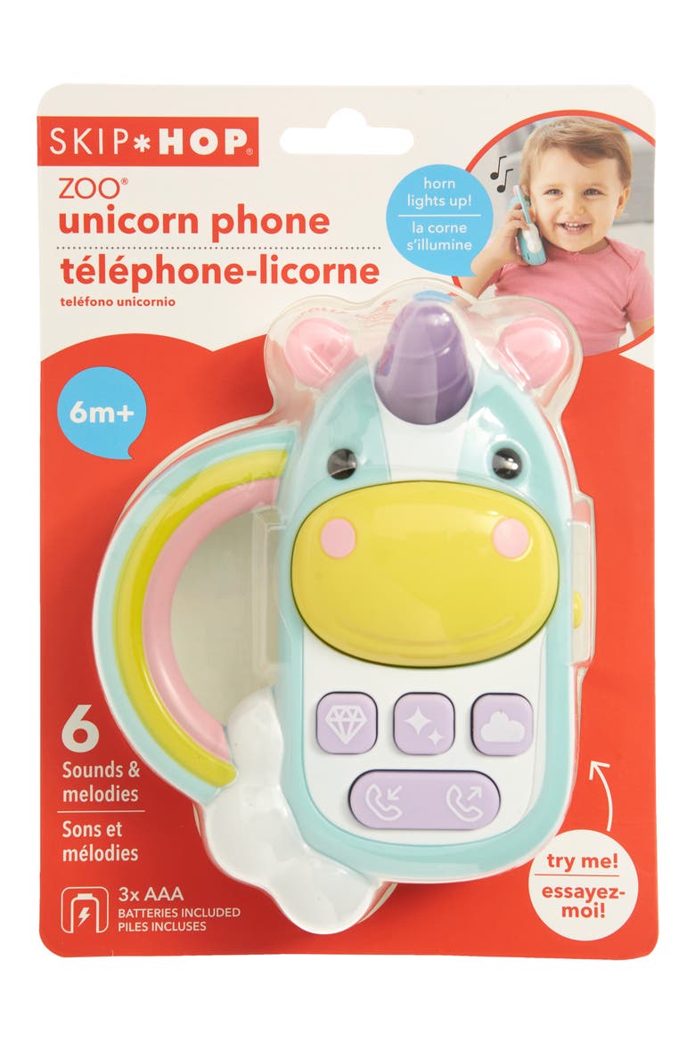 Unicorn Phone Toy, Alternate, color, MULTI