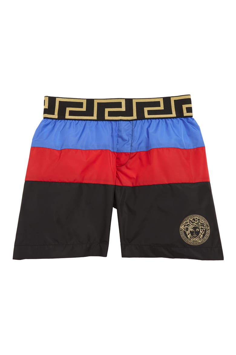 Colorblock Swim Trunks, Main, color, 4709 MULTI