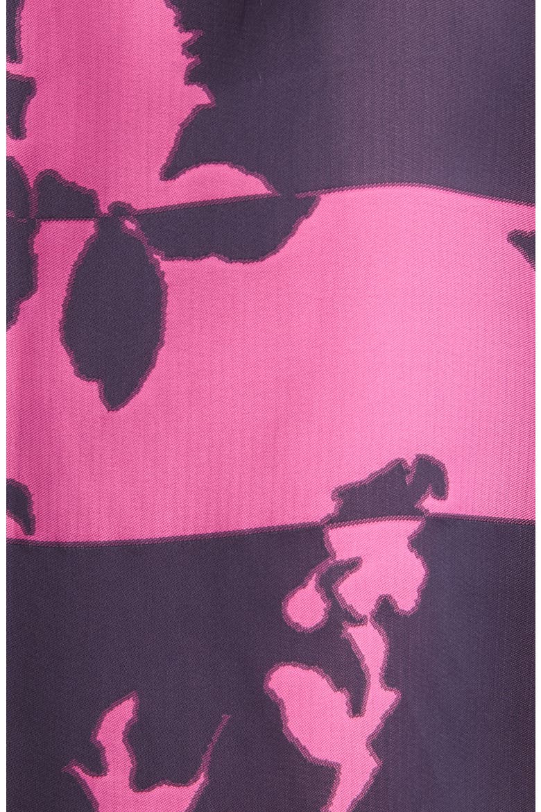 Vinnia Reversible Floral Jacquard Blouson Jacket, Alternate, color, FUCHSIA