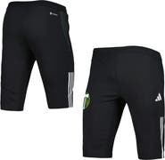 adidas Men's adidas Black Portland Timbers 2023 On-Field Training AEROREADY Half Pants