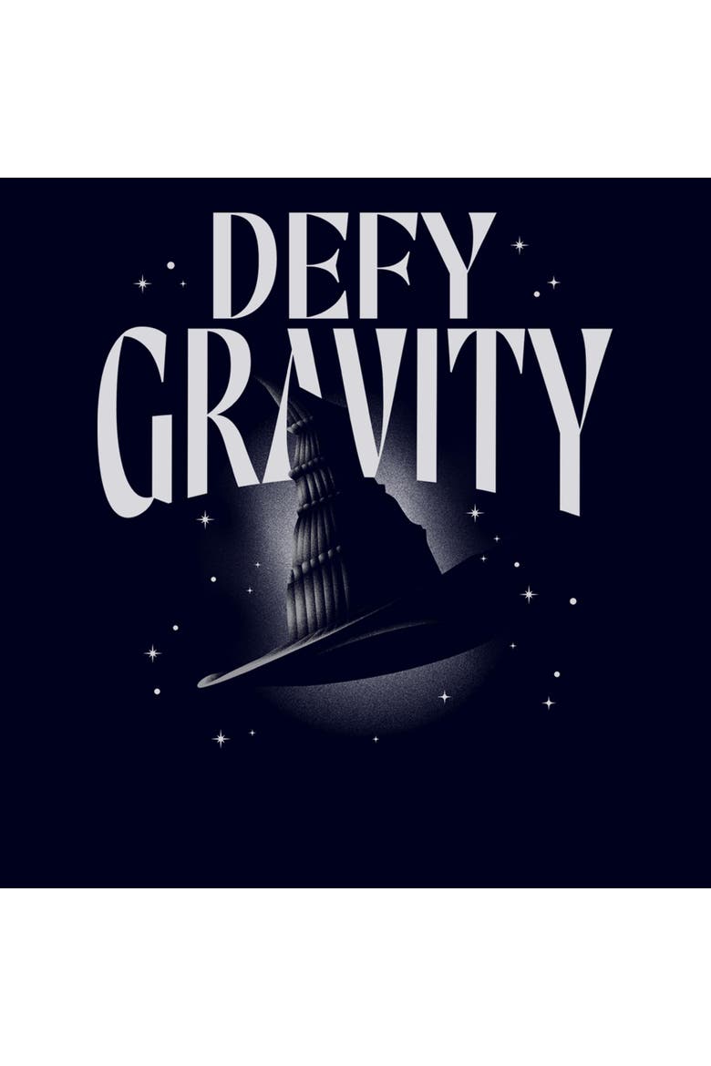 Men's Defy Gravity Witch Hat Short Sleeve Graphic T-Shirt, Alternate, color, Navy Blue