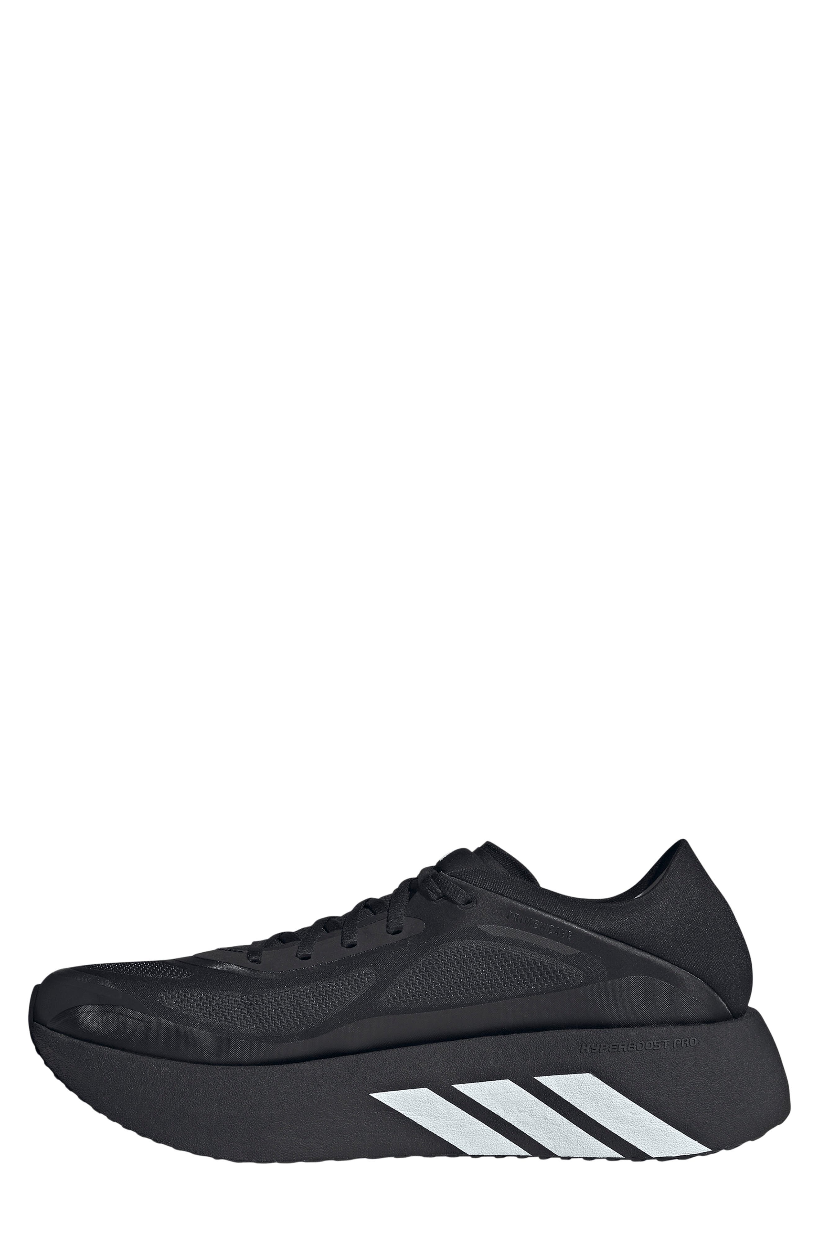 Hyperboost Run Running Shoe, Alternate, color, CORE BLACK/ WHITE/ CORE BLACK