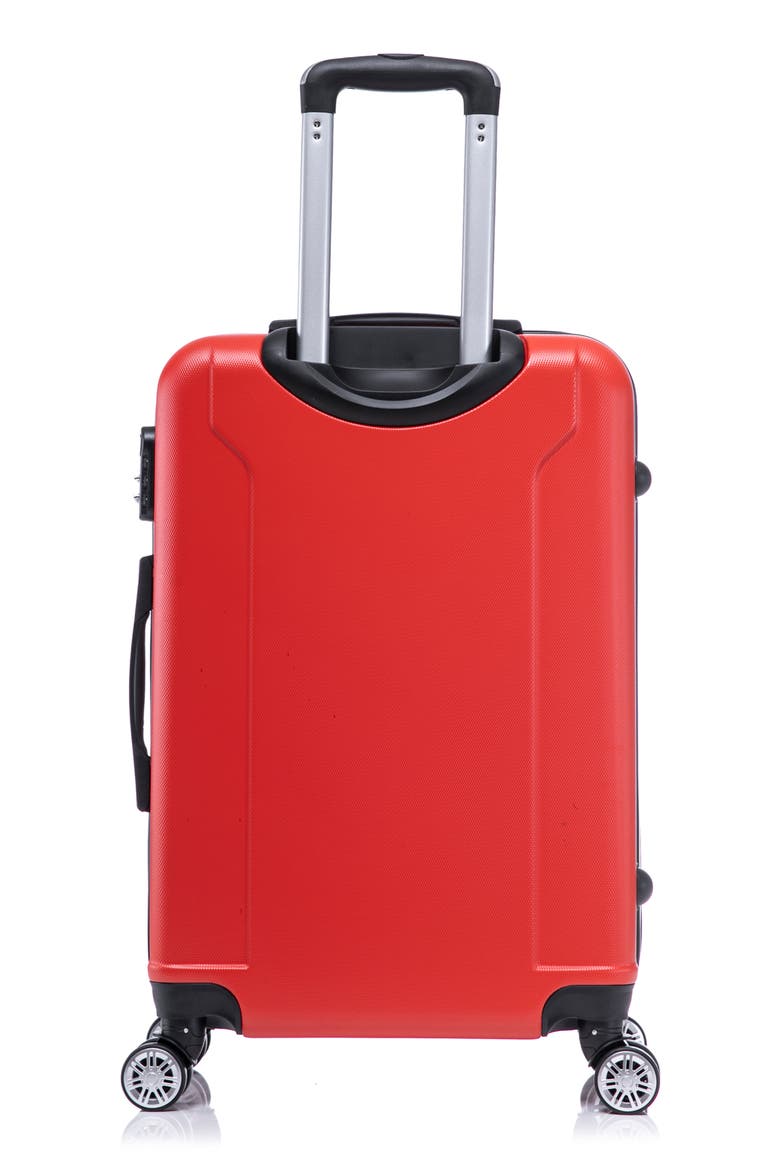 Lustria Hardshell 3-Piece Spinner Luggage Set, Alternate, color, RED