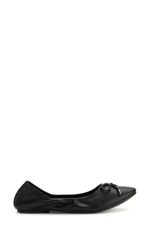 Karl Lagerfeld Paris Velma Metallic Ballet Flat