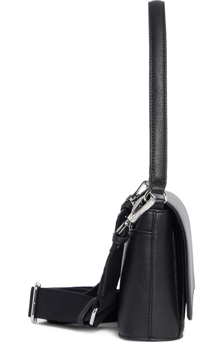 Calvin Klein Alia Shoulder Bag, Alternate, color, Black/ Silver