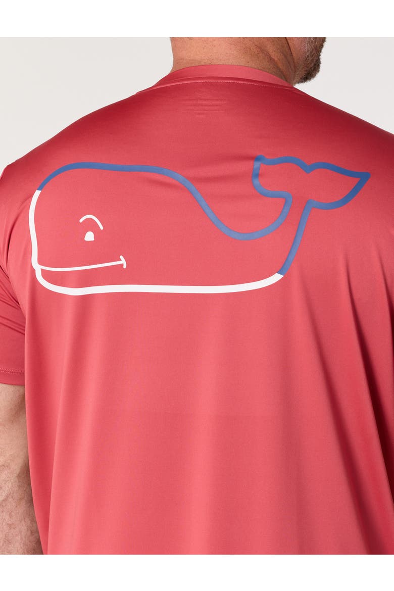 Big & Tall Burgee Whale T-Shirt, Alternate, color, MARINER
