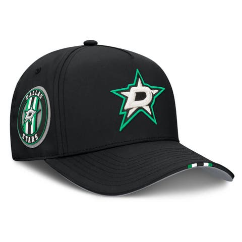 Men's Fanatics Black Dallas Stars 2025 NHL Draft Authentic Pro On-Stage Podium A-Frame Adjustable Hat
