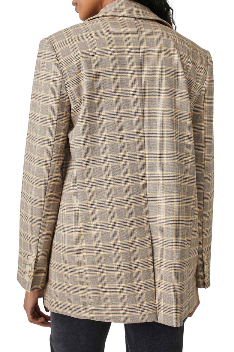 Crosby Plaid Blazer, Alternate, color, WINTER WHEAT