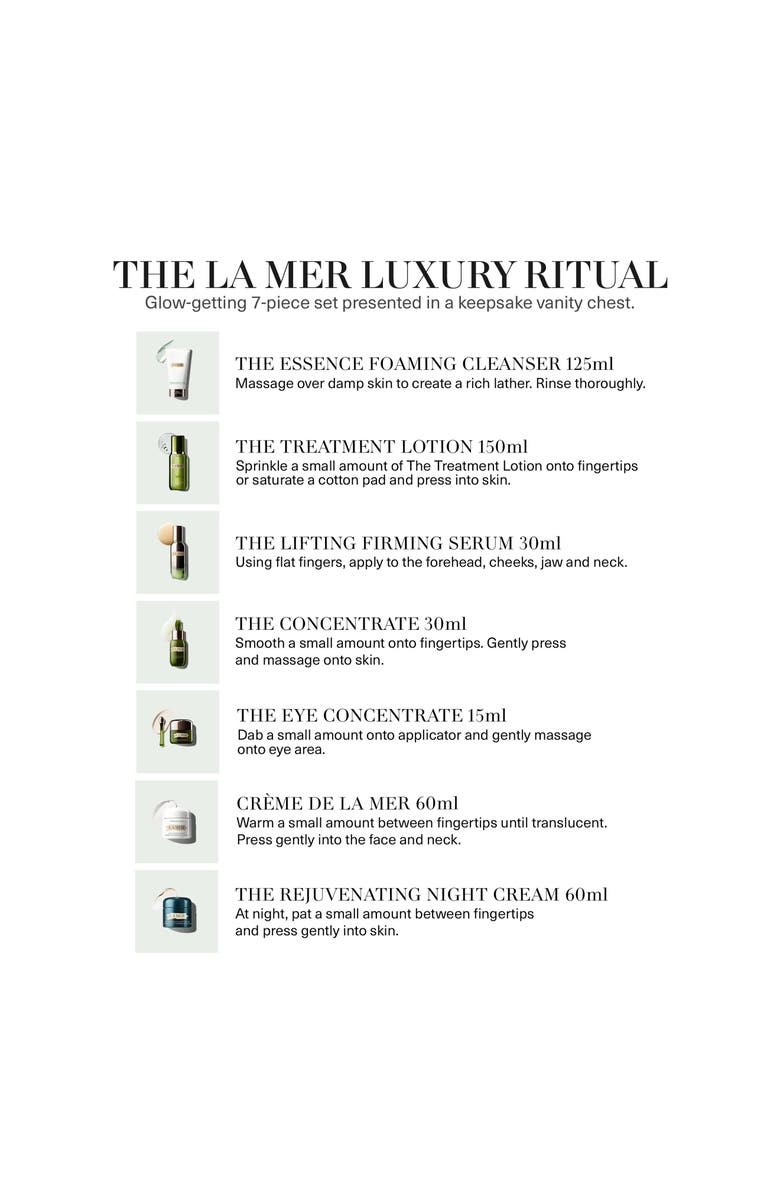 La Mer The Luxury Ritual Skincare Gift Set $2230 Value, Alternate, color,