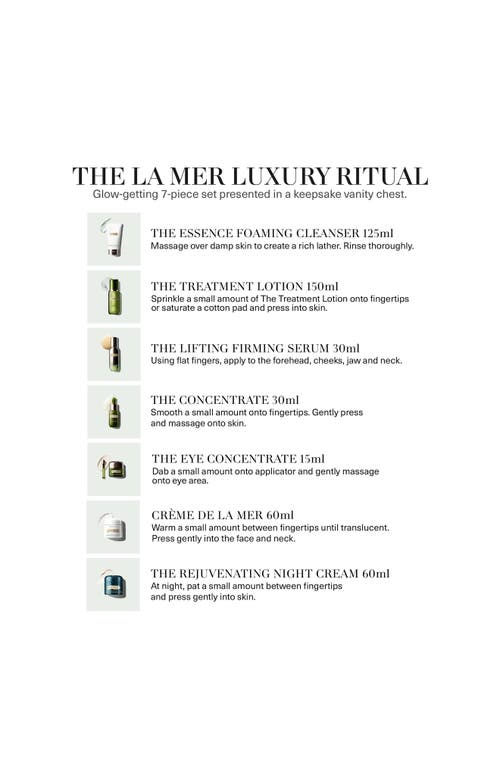 La Mer The Luxury Ritual Set In Transparent