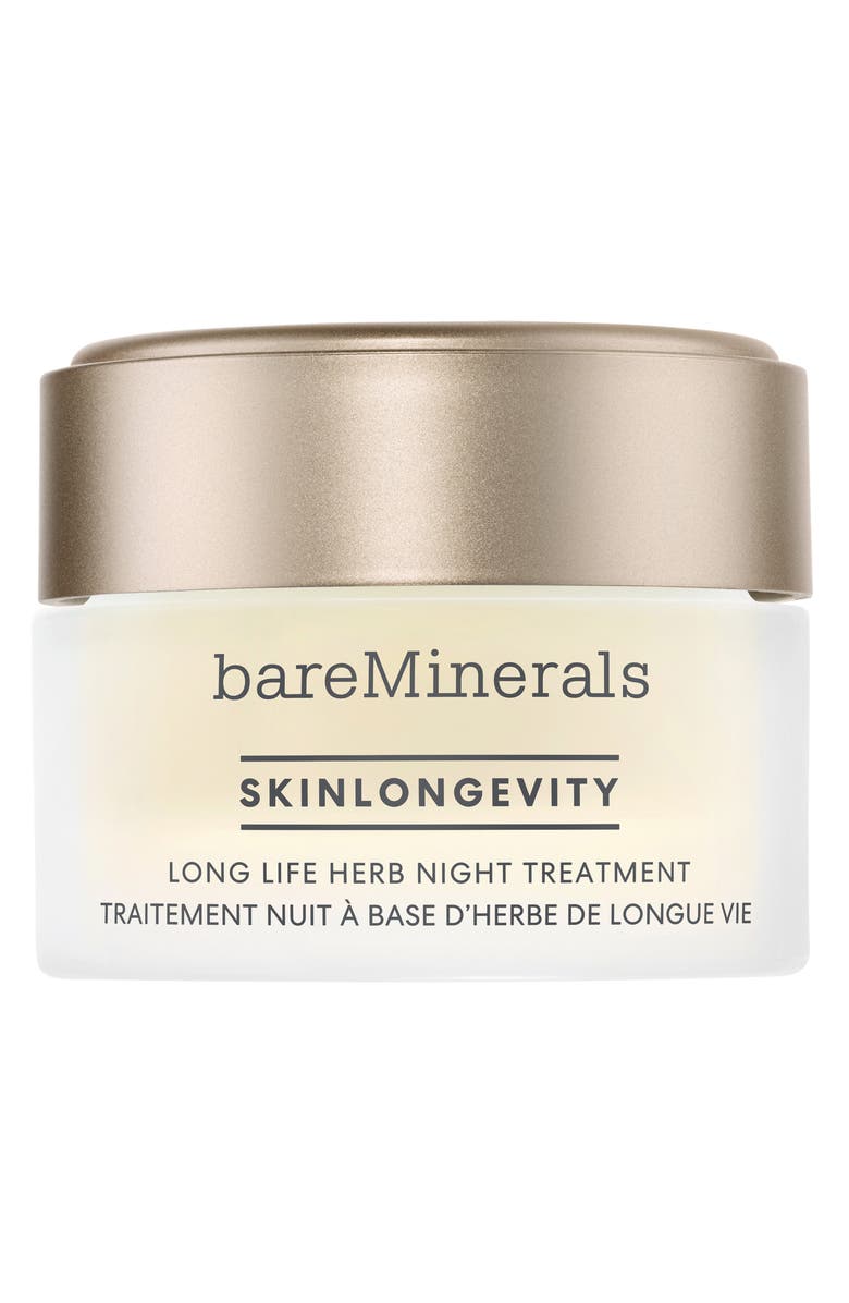 bareMinerals<sup>®</sup> Skinlongevity Long Life Herb Anti-Aging Night Treatment, Main, color,