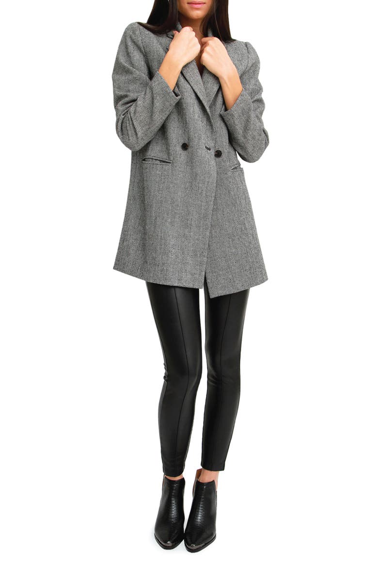 Kensington Oversized Coat, Alternate, color, GREY
