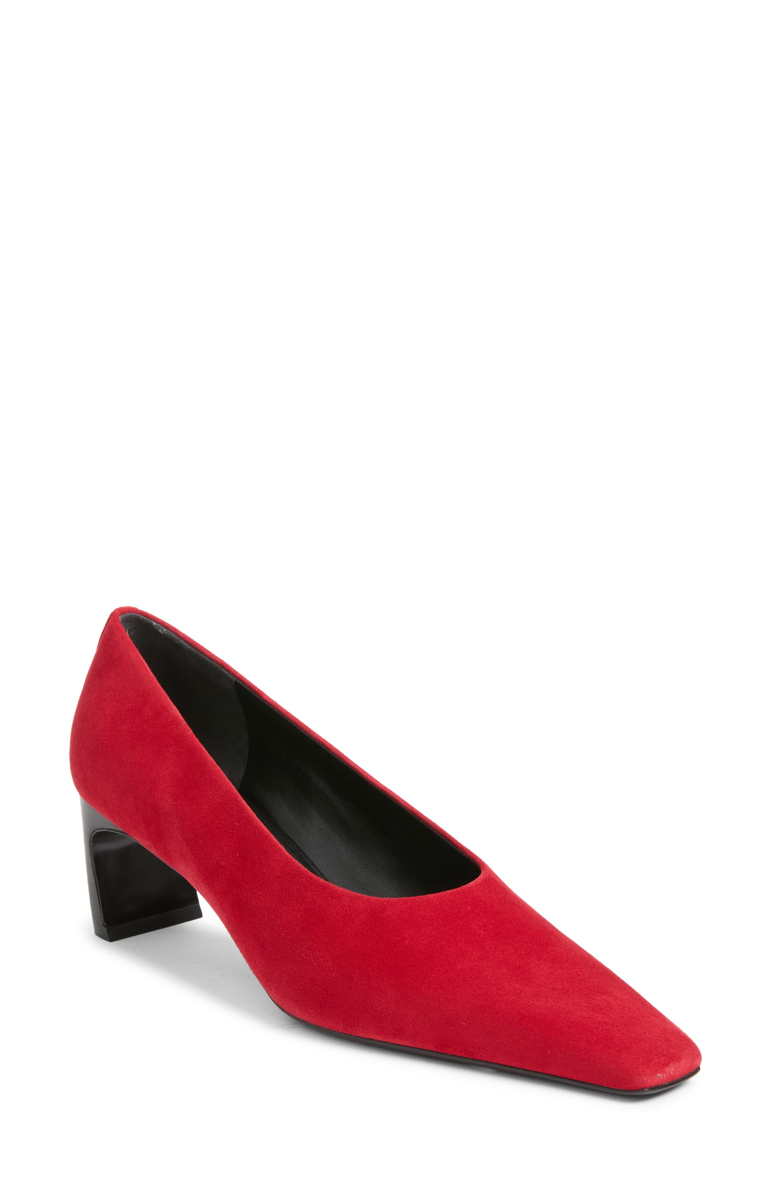 Kai Leather Pump, Main, color, CHR SUEDE