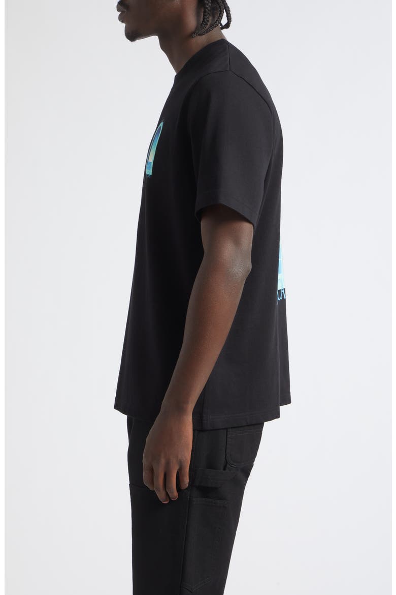 Arches Organic Cotton Graphic T-Shirt, Alternate, color, BLACK JERSEY