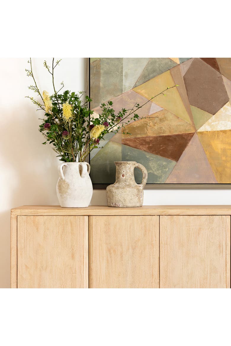 Helena Dual-Handle Terracotta Vase, Alternate, color, Ivory