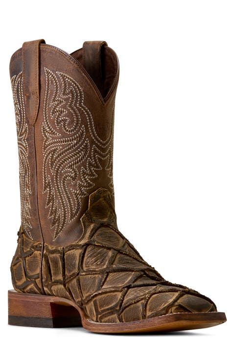Riverside Wide Square Toe Western Boot