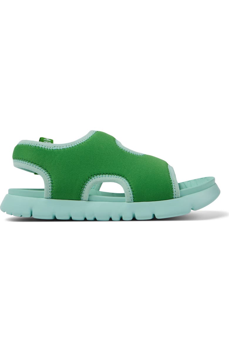 Camper Kids' Oruga Sandal, Alternate, color, Bright Green