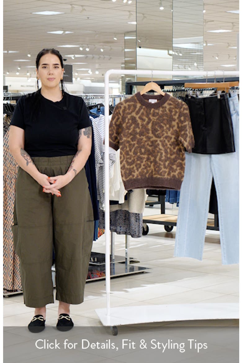 Jacquard Short Sleeve Sweater video