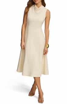 Cowl Neck Sleeveless Dress