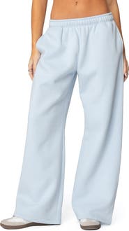 EDIKTED Bonney Bow Wide Leg Sweatpants