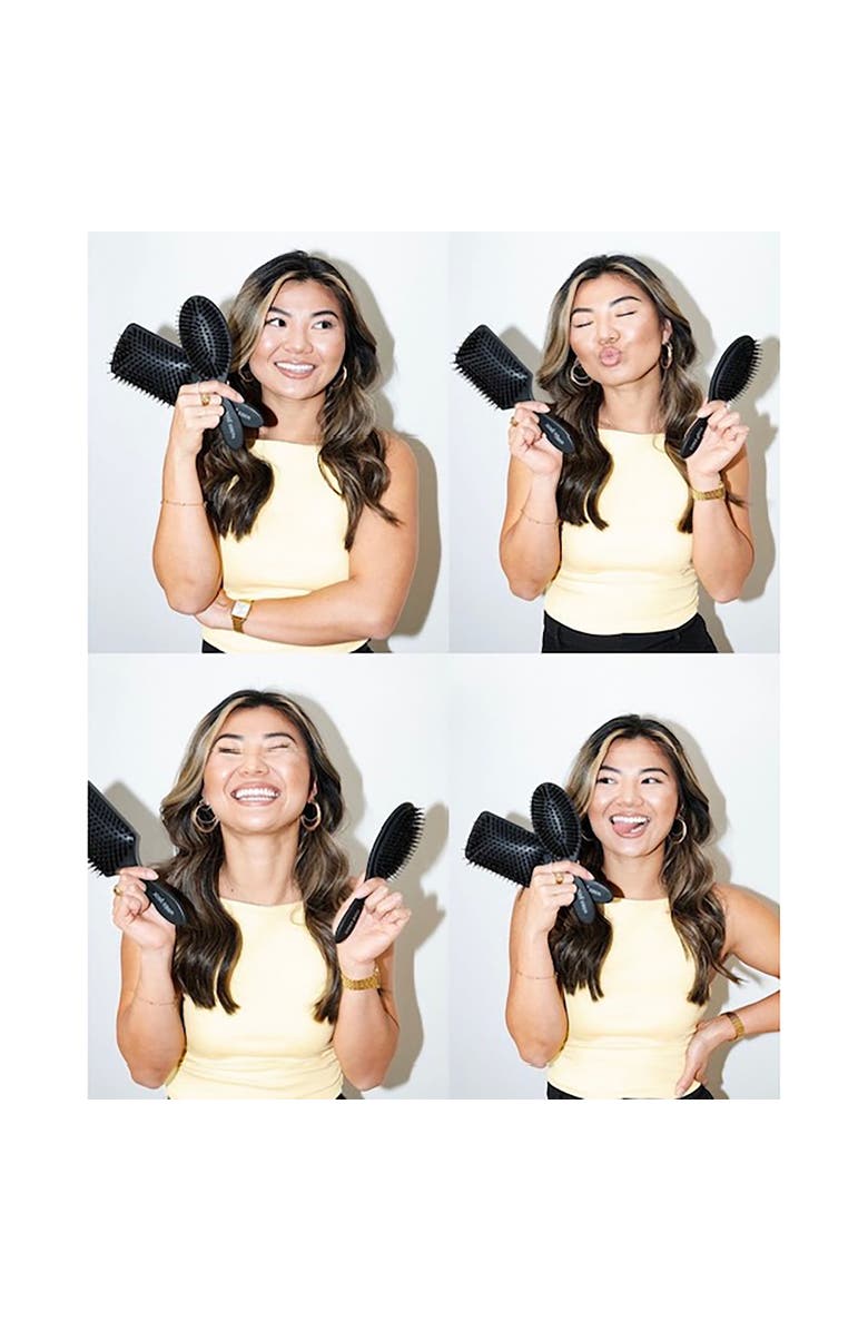 Jose Eber Detangler Brush 100% Natural Boar, All Hair Types, Alternate, color, Multicolored