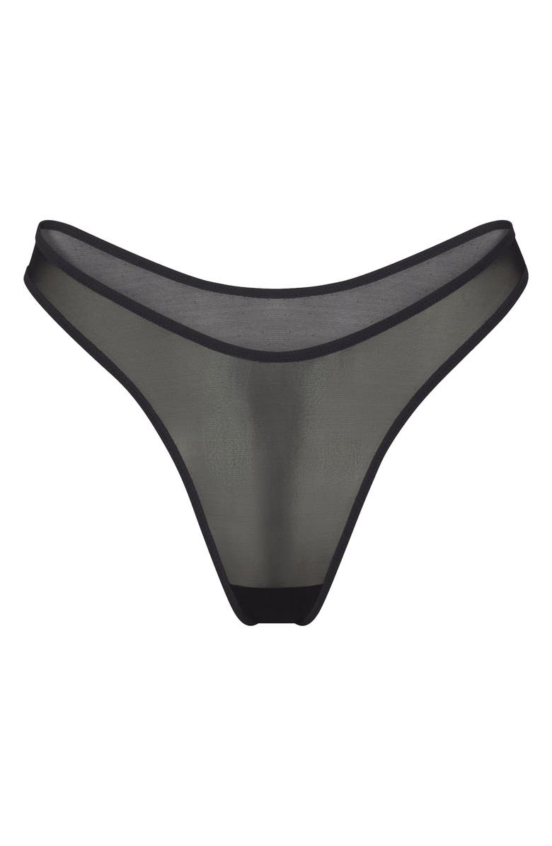 SKIMS Ultrafine Mesh Thong, Main, color,
