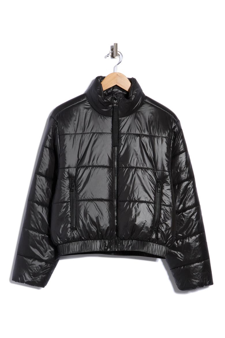Felara Puffer Jacket, Main, color, BLACK
