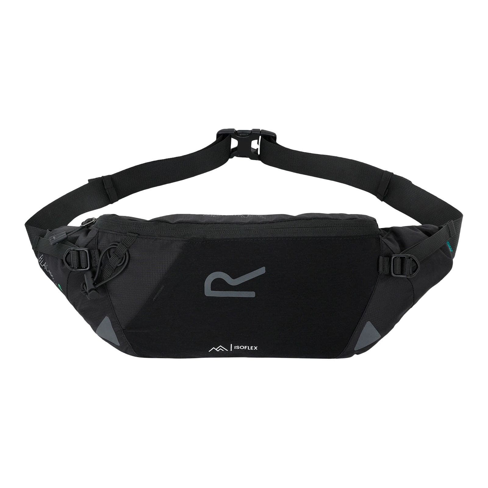 Blackfell 4 Reflective 1.3gal Waist Bag, Main, color, Black