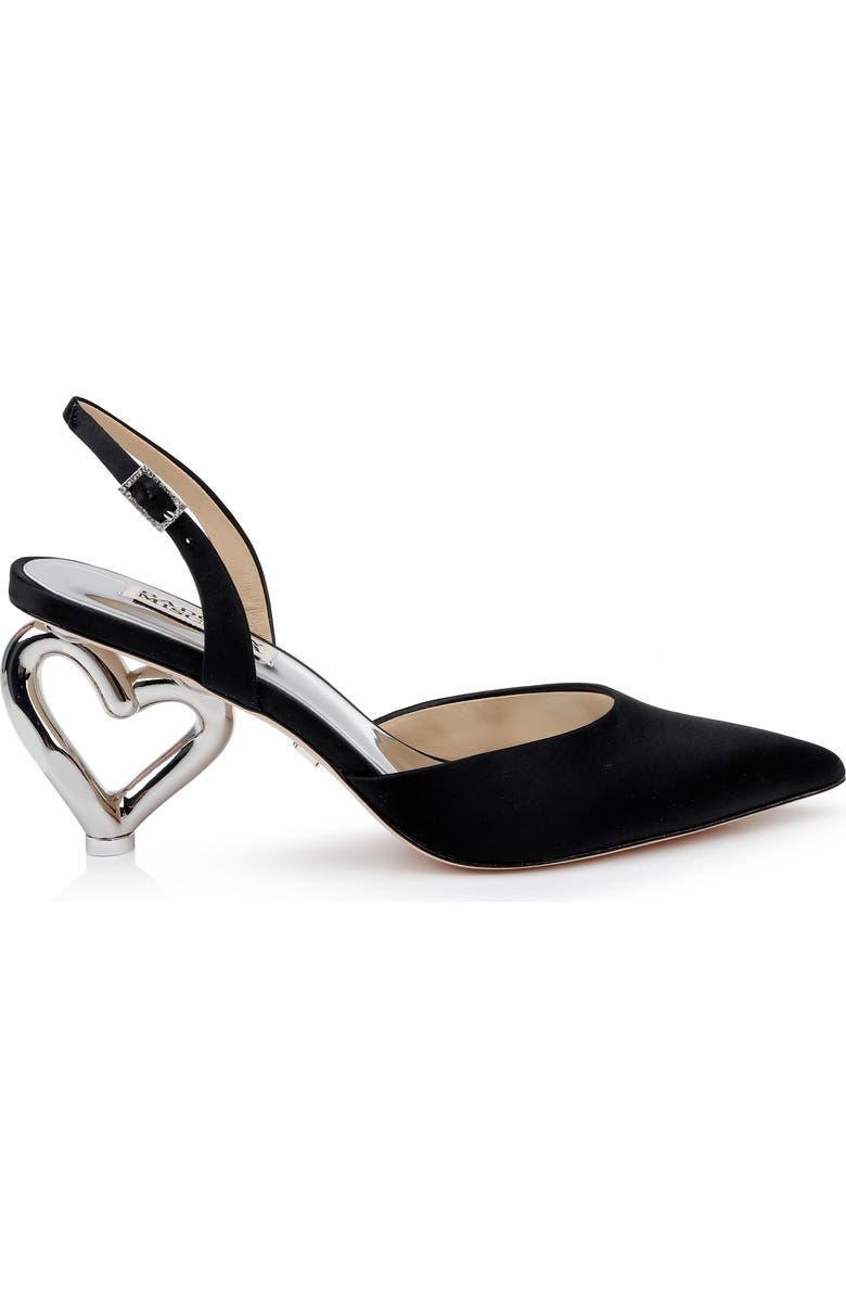 Badgley Mischka Collection Lucille Slingback Pointed Toe Pump, Alternate, color,