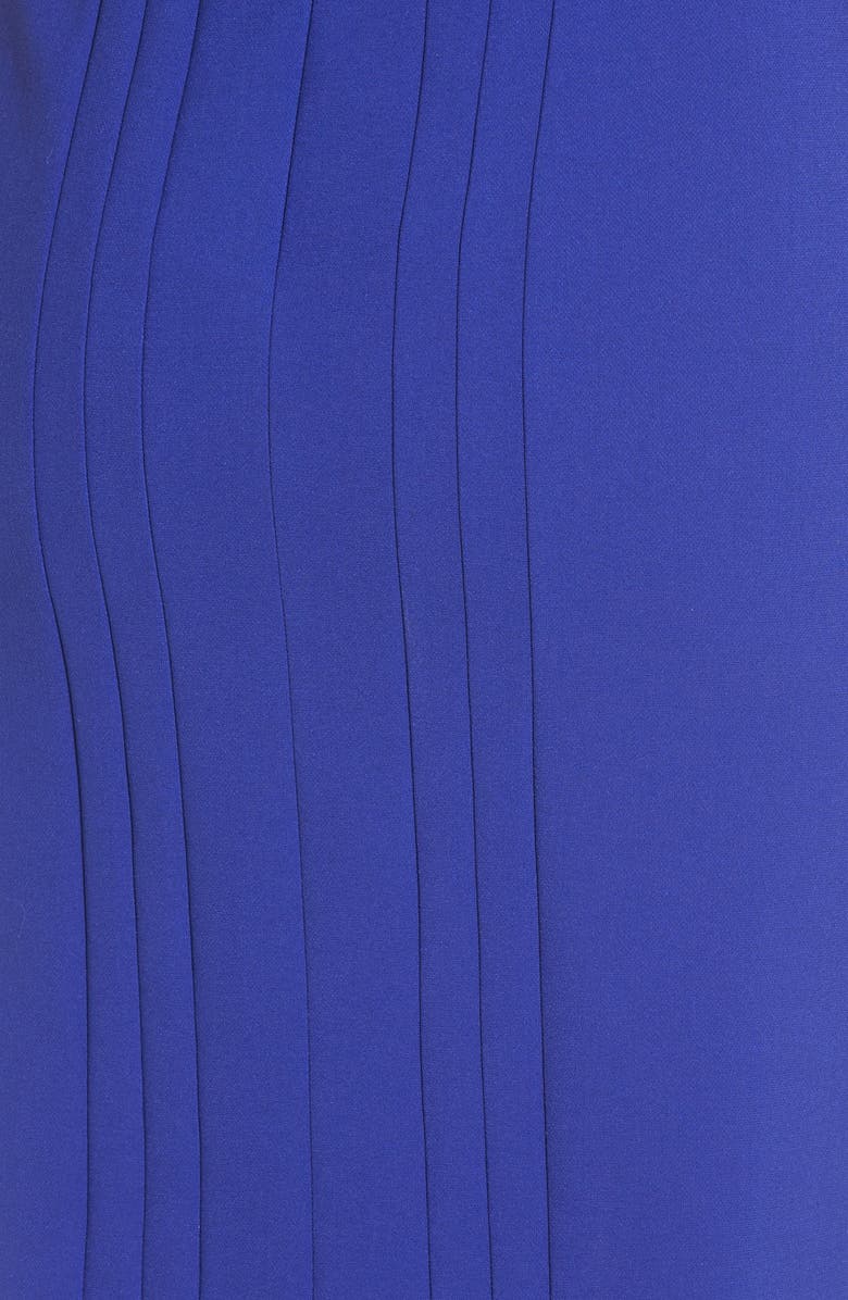 BOSS 'Daladi' Split Neck Ponte Sheath Dress, Alternate, color, 