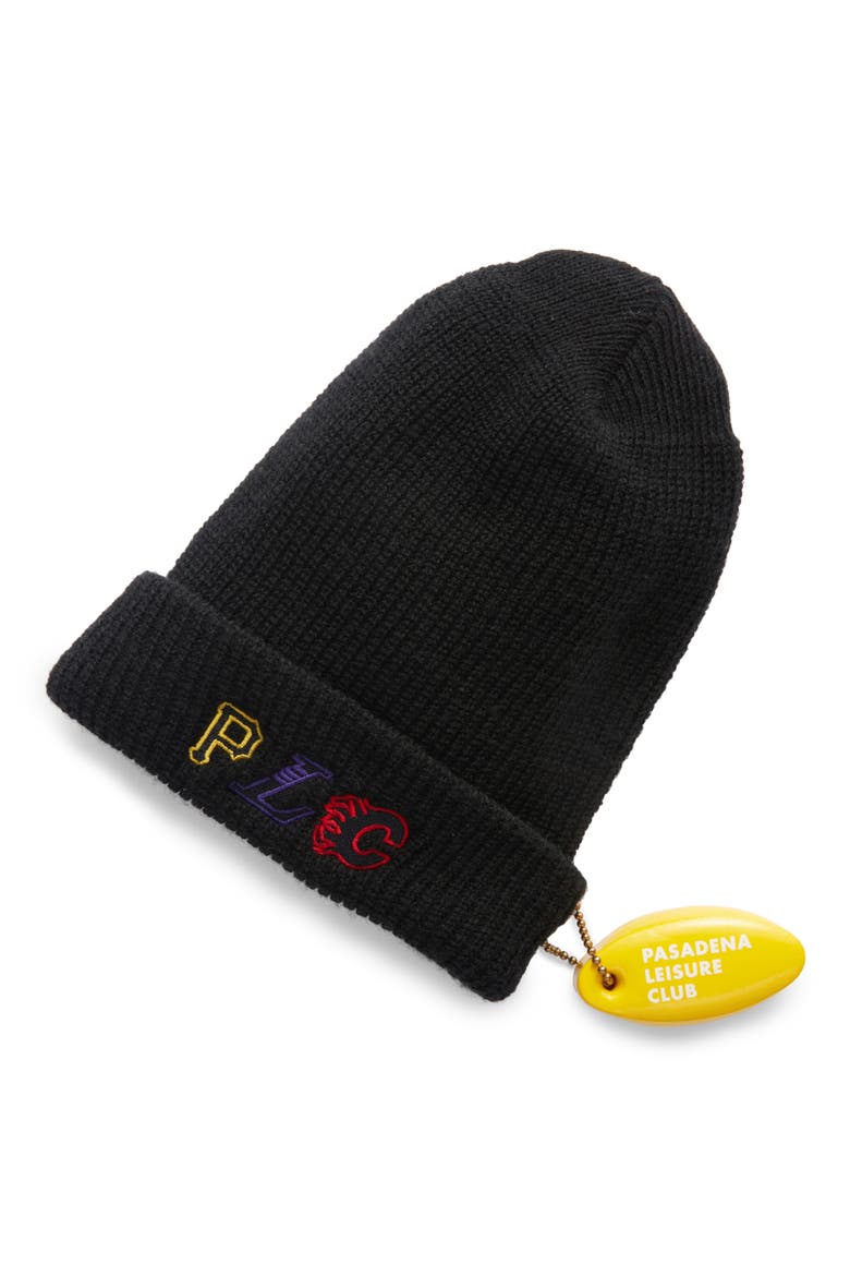 Team Beanie & Keychain, Main, color, BLACK