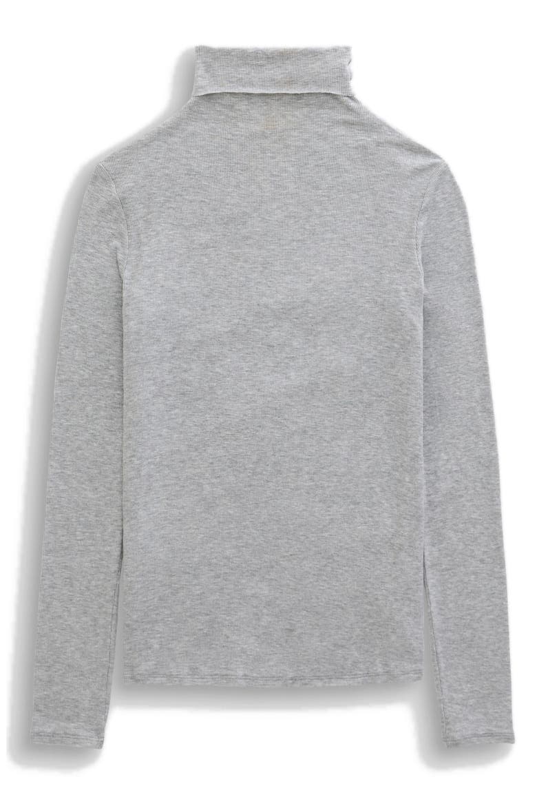 Chels Ribbed Turtleneck Sweater, Alternate, color, HEATHER GREY