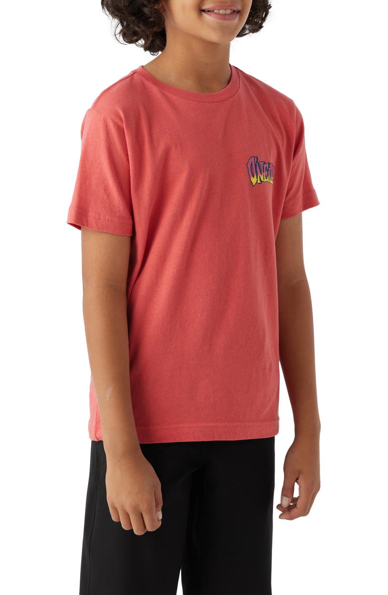 O'Neill Kids' Tiki-Man Cotton Graphic T-Shirt, Alternate, color, 