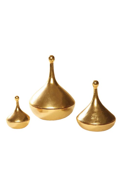Lunares Greco Covered Vessel Gold In Gold