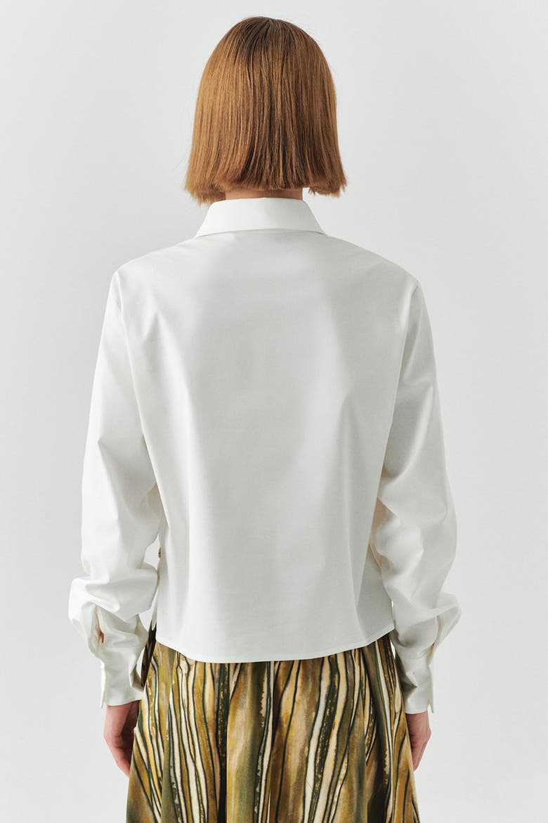 Theodora Long Sleeve Shirt, Alternate, color, ECRU