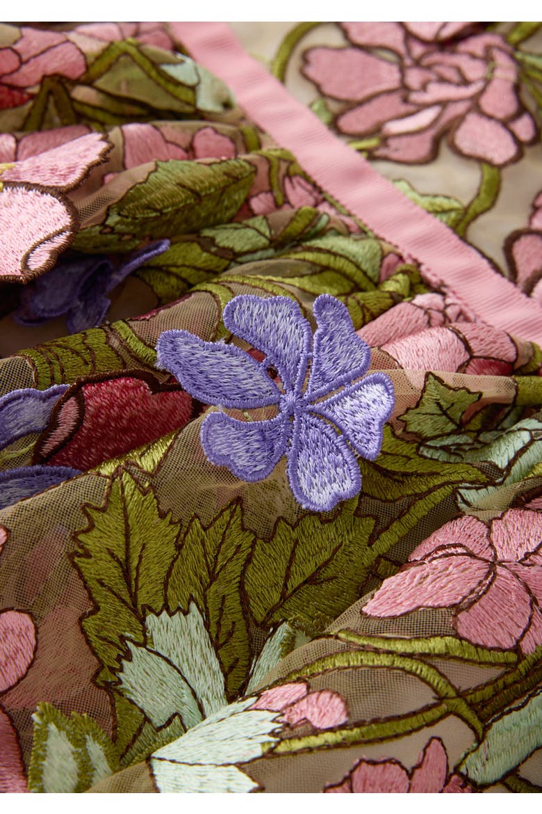 Bonnie Embroidered Mini Skirt, Alternate, color, Floral