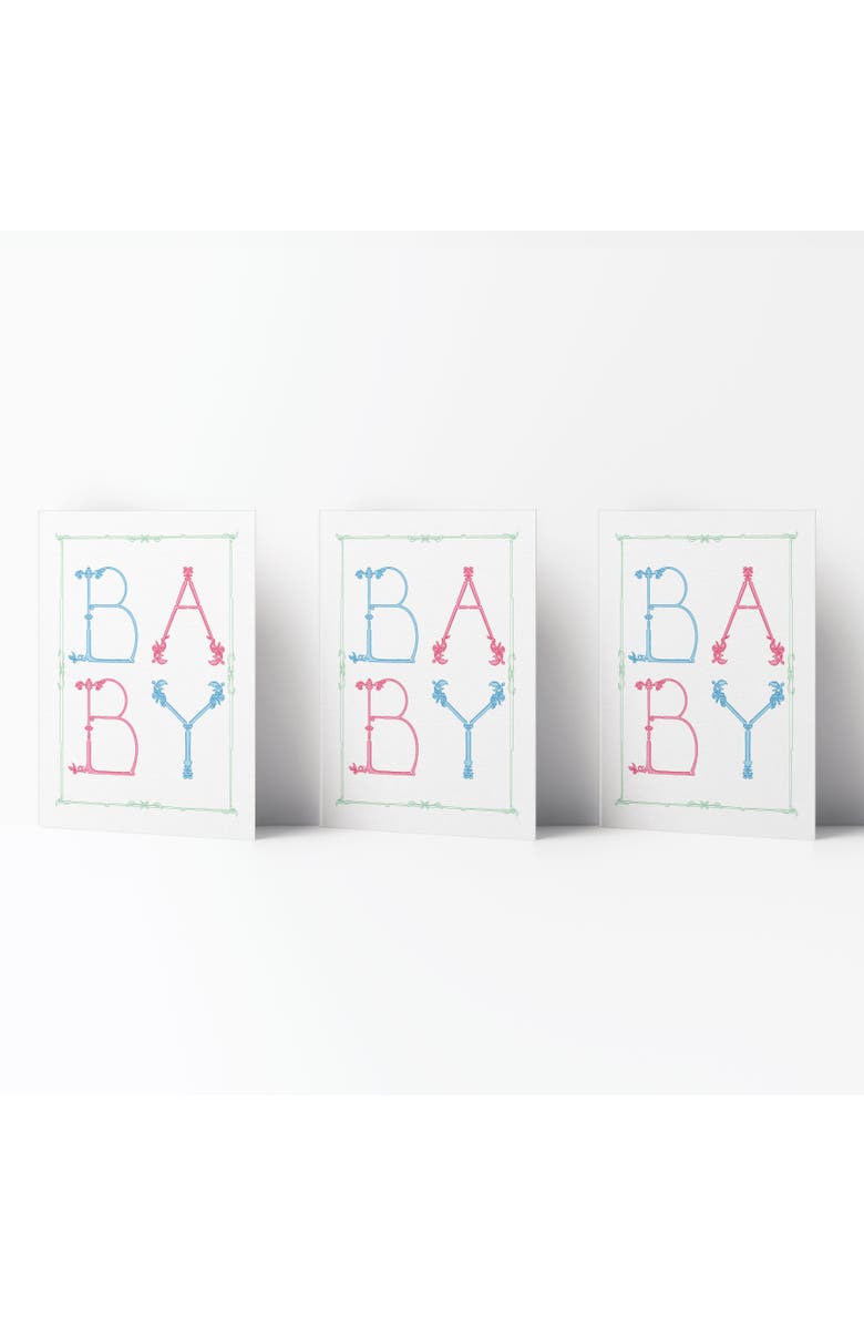 Ramus & Co New Baby Greeting Card Pack (3ct) "BABY", Main, color, Multi-Pack