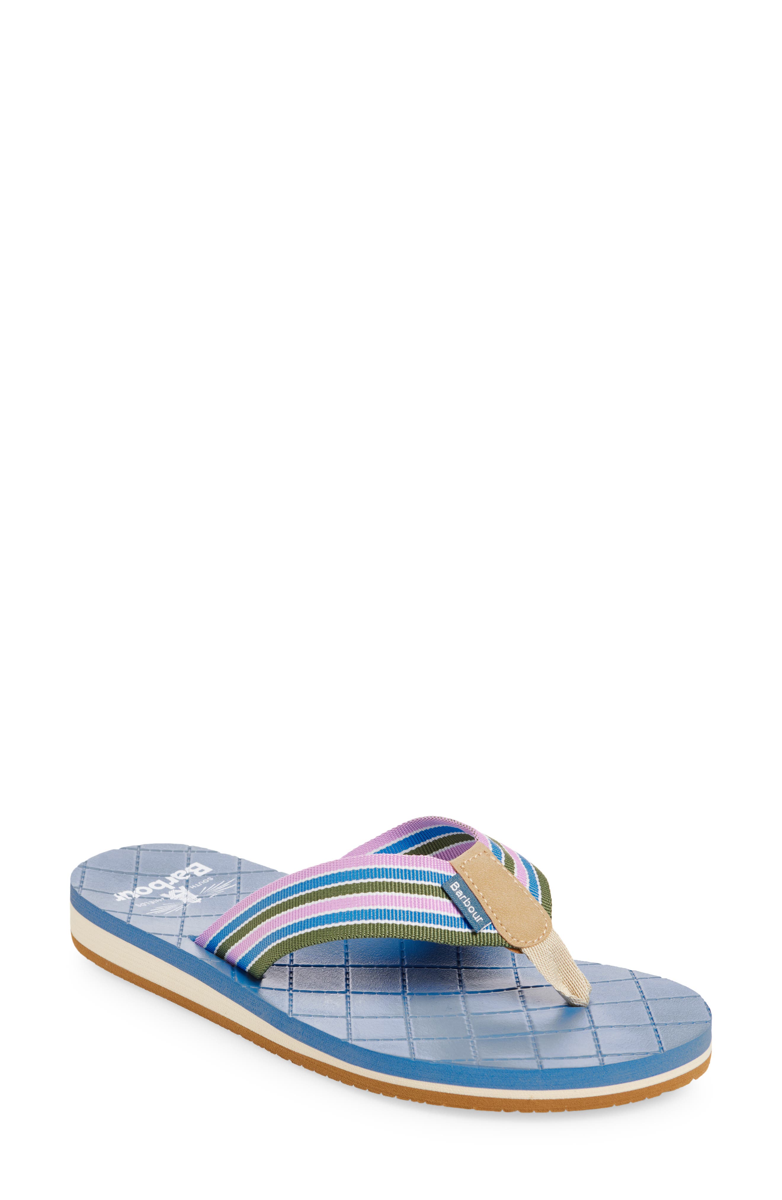 Barbour Sea Mills Flip Flop Sandal, Main, color, 